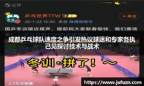 成都乒乓球队速度之争引发热议球迷和专家各执己见探讨技术与战术